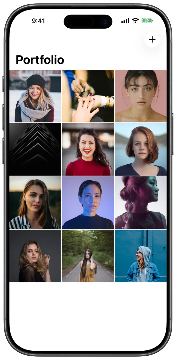 Portfolio gallery of makeup looks
